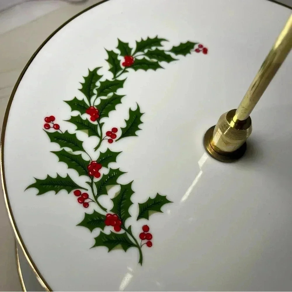 VINTAGE 80s Two Tier Tidbit Server All The Trimmings Macys Excellent Condition - Picture 6 of 12